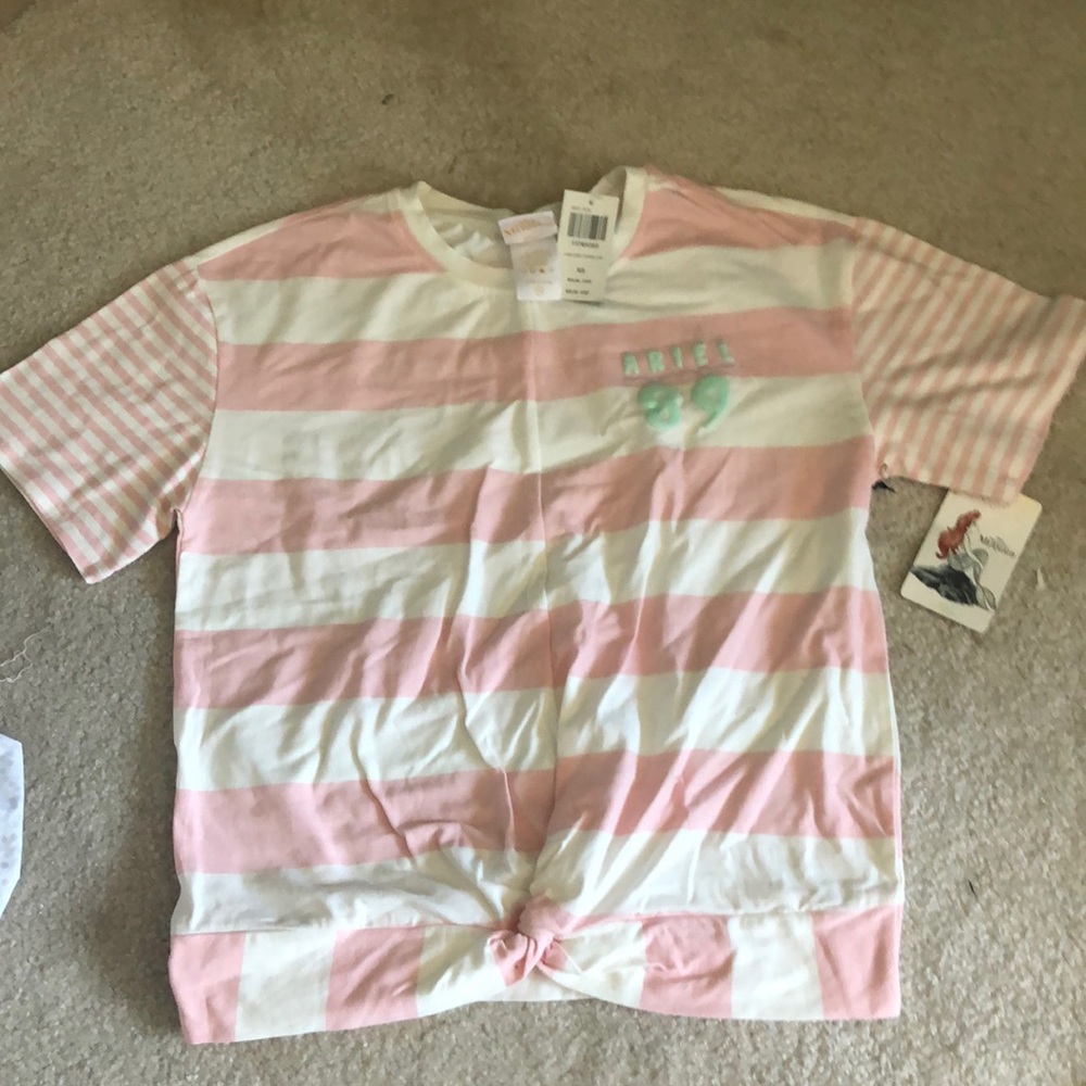 Little mermaid striped top